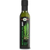 Hemp Seeds Oil 100%, Unrefined First Cold Pressing, 250 ml
